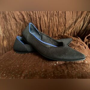 Rothy’s (9) - Black Cloth Pointed Toe Flats